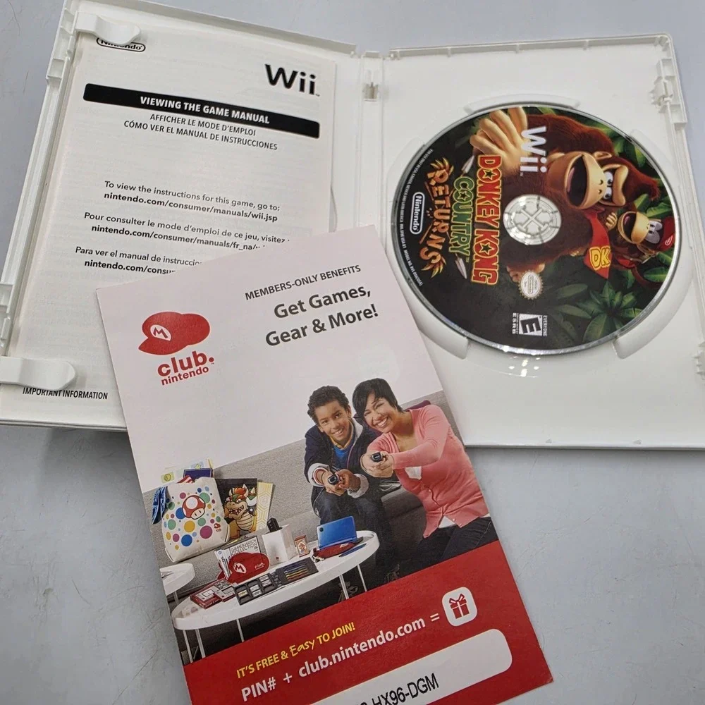 Nintendo Wii Donkey Kong Country Returns In Case No Manual Works 2010